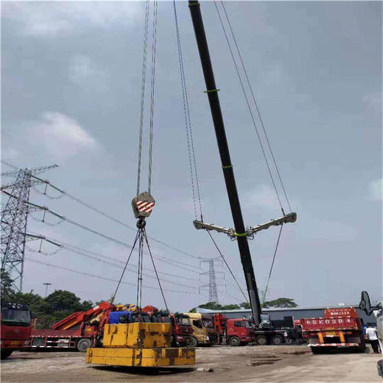 兰洋镇风电设备吊装
